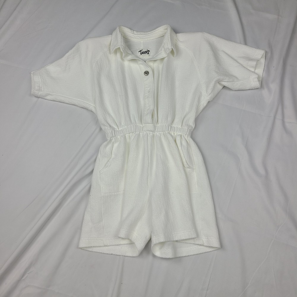 Tude's Vintage Romper - White